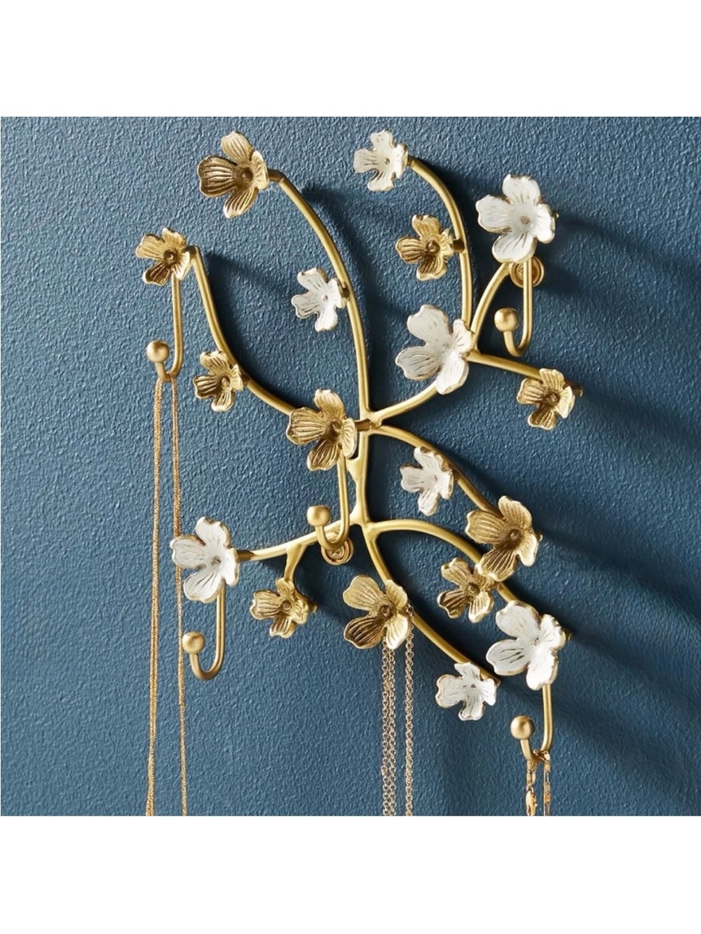 Anthropologie Amalia Floral Jewelry Hook